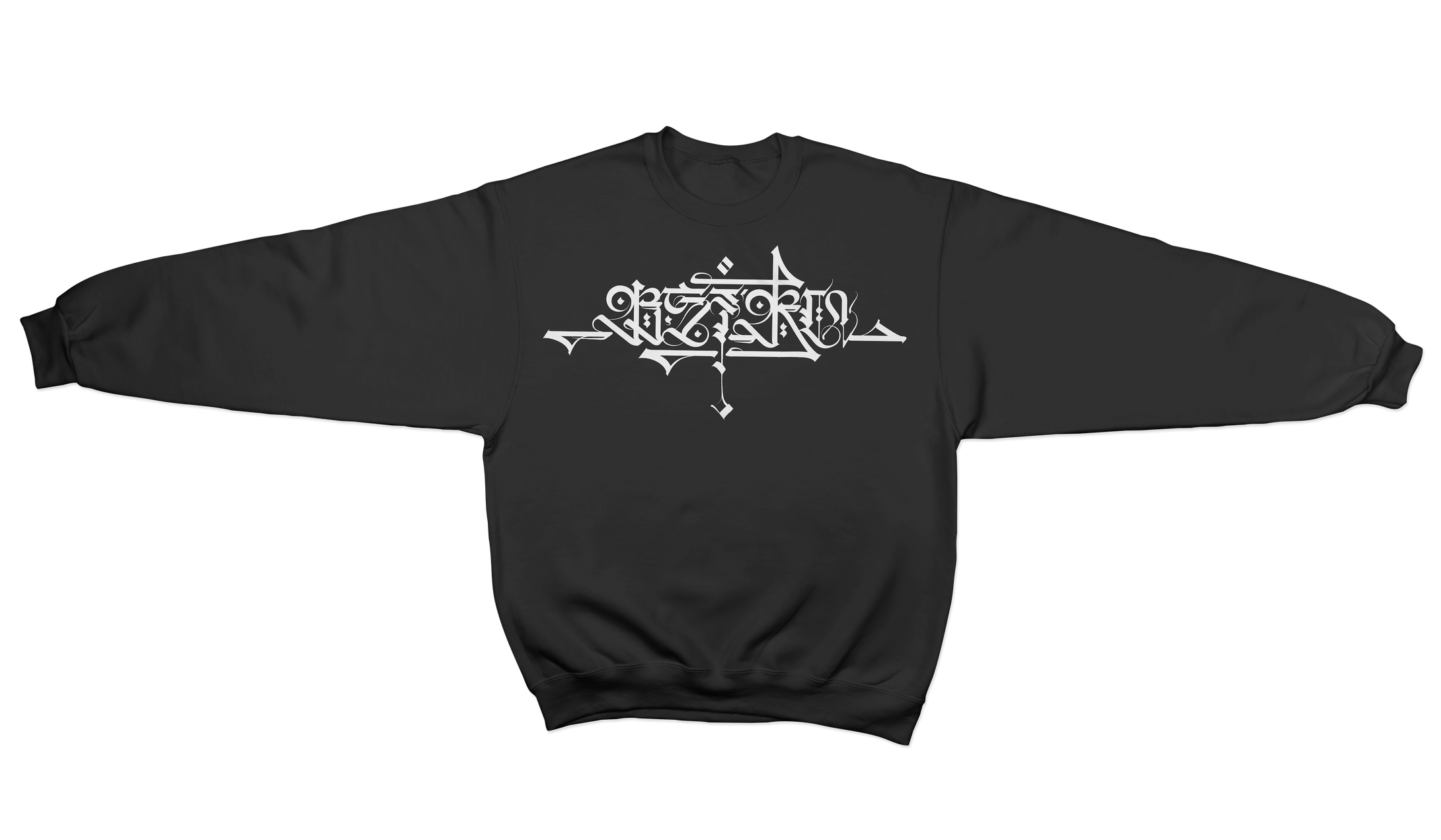 'Cryptik X Bei Ru' Crewneck Sweatshirt (Black)