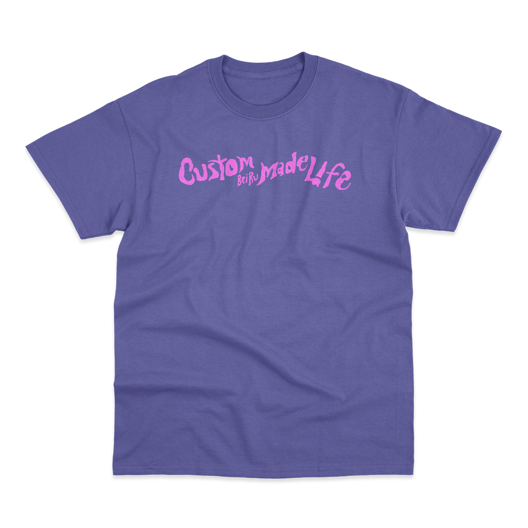 'Custom Made Life' T-Shirt (Purple)